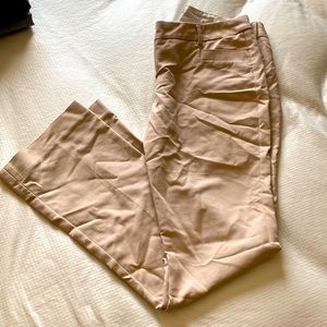 Express 8r cream columnist dress pants